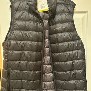 Eddie Bauer Black Down Vest